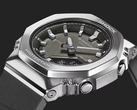 El Casio G-Shock GMS2110-1A1 con bisel metálico, fotografiado sobre un fondo oscuro. (Fuente de la imagen: Casio)