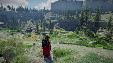 En la imagen: una captura de pantalla del juego Crimson Desert.