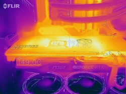 MSI GeForce RTX 3080 Gaming X Trio en la prueba de estrés