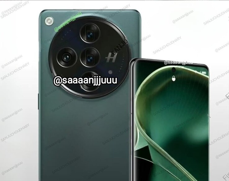 El último render de la serie "OPPO Find X7". (Fuente: Sanju Choudhary vía Twitter/X)