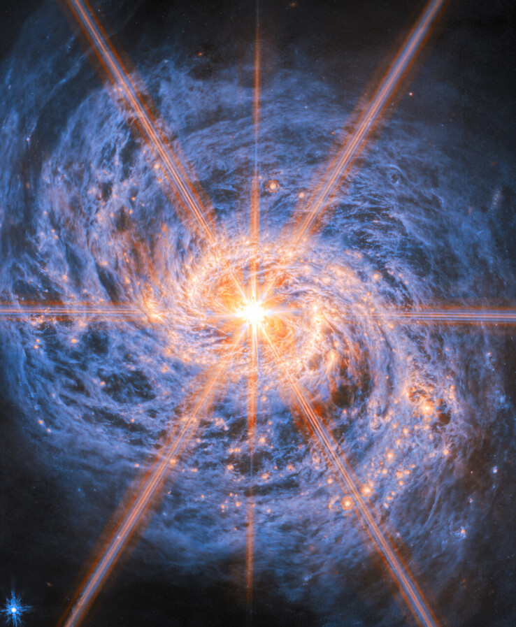 Una imagen que muestra la galaxia NGC 1068.