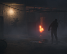 En la imagen, un fotograma del tráiler oficial de Operation: Outbreak, que muestra a un zombi junto a una hoguera sobre un fondo oscuro. (Fuente de la imagen: Steam)