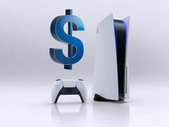 La consola PS5 se muestra debajo del símbolo del dólar (Fuente de la imagen: Sony PlayStation con ediciones)