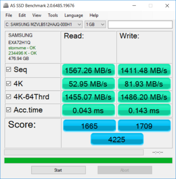 AS SSD - SSD primario