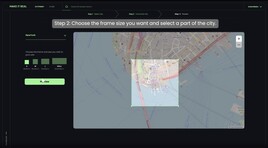 CityPrint: seleccionar el área del mapa (Fuente de la imagen: AnkerMake)