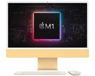 El nuevo iMac de 24 pulgadas Apple incorpora el chip M1 y una diagonal de pantalla real de 23,5 pulgadas. (Fuente de la imagen: Apple - editado)