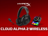Los auriculares inalámbricos HyperX Cloud Alpha 2 vienen con una estación base. En la imagen: una foto promocional del conjunto. (Fuente de la imagen: HP - editado)