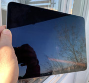 Uso del Apple iPad Pro (2018) en el exterior con un brillo mínimo