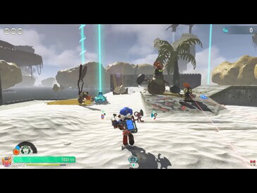 En la imagen: una captura de pantalla del juego Splatoon Raiders.