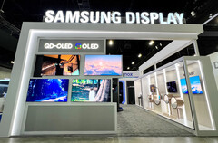 Un escaparate de productos OLED. (Fuente: Samsung)