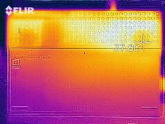 Desarrollo de calor en la parte inferior (inactivo)