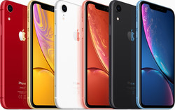 Las opciones de color del iPhone XR