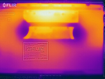 Prueba de esfuerzo de temperaturas superficiales (abajo)