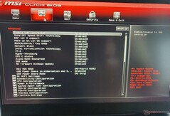 MSI Vector GP76 BIOS: desbloqueado