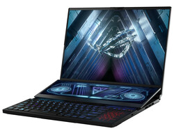 El ROG Zephyrus Duo 16 GX650RX, proporcionado por Asus Alemania