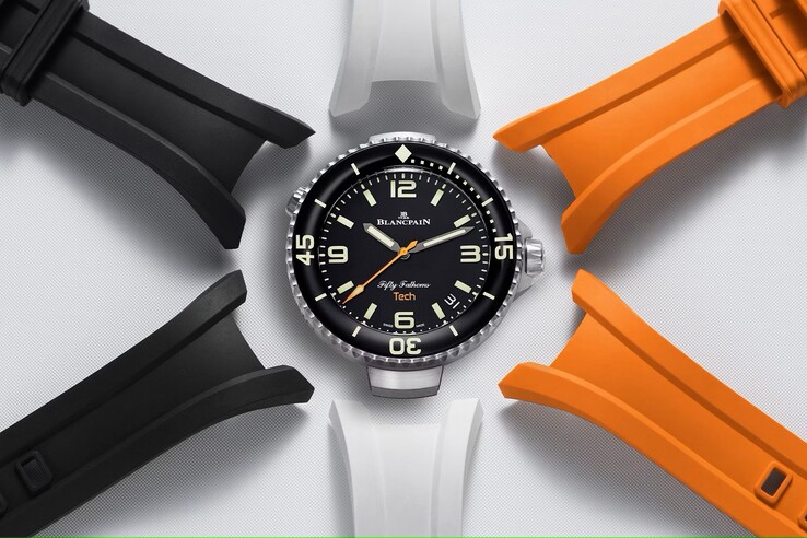 El Blancpain Fifty Fathoms Tech tiene una resistencia al agua de 300 m (30 bar) (Fuente de la imagen: Blancpain)