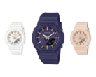 De izquierda a derecha (en la imagen), Casio GMAP2100M-7A, GMAP2100M-2A y GMAP2100M-4A. (Fuente de la imagen: Casio)
