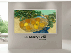 El nuevo televisor Gallery de LG estará disponible en tamaños de 55 y 65 pulgadas. (Fuente de la imagen: LG)
