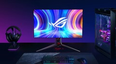 El ROG Swift OLED PG27AQDM estará disponible a finales de este año con un montón de especificaciones de gama alta. (Fuente de la imagen: ASUS)