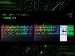 Formas y colores del teclado para juegos Razer Huntsman V3 Pro 8KHz (Fuente de la imagen: Razer PR con modificaciones)