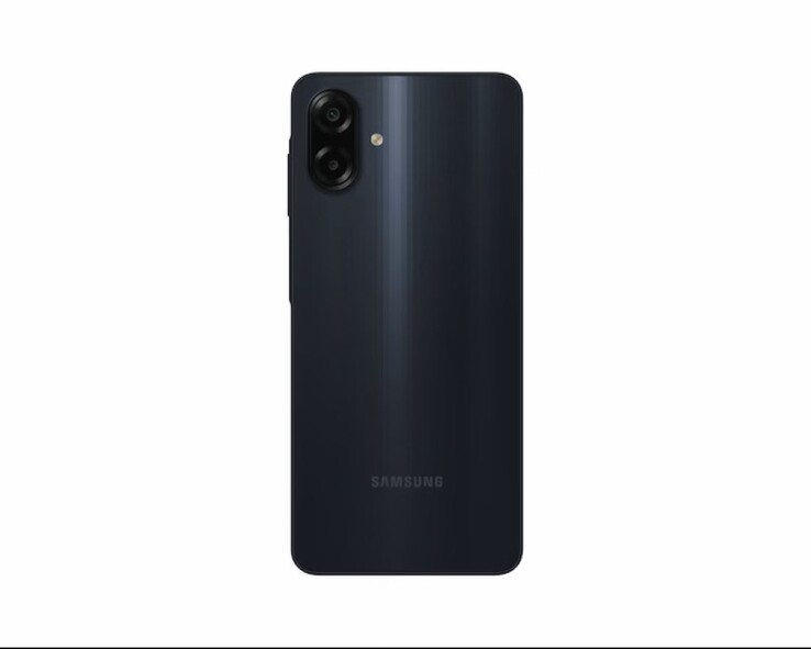 El Samsung Galaxy M07 viene en una única opción de color negro (Fuente de la imagen: Samsung)