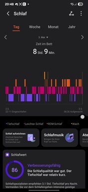 Honor Salud: Funciones de seguimiento del sueño