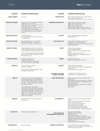 Dell XPS 14: Especificaciones