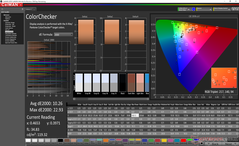 ColorChecker antes de la calibración