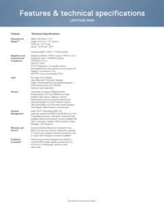Dell Latitude 9420 - Especificaciones - contd. (Fuente de la imagen: Dell)
