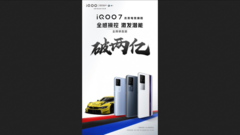 El iQOO 7: ahora disponible para ordenar en China. (Fuente: Weibo)
