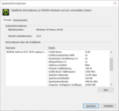 Información del sistema Nvidia