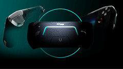 El ZOTAC ZONE sigue las pautas de diseño de los portátiles de juego modernos más populares, como el ROG Ally. (Fuente de la imagen: ZOTAC - editado)