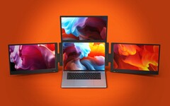 El Triple Boost 14 Pro añade tres pantallas de 14 pulgadas (Fuente de la imagen: Aura Displays)
