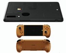 Un render del Ayaneo Gaming Pad y el mando telescópico diseñado para él. (Fuente de la imagen: Ayaneo - editado)