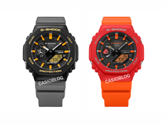 De izquierda a derecha, el Casio G-Shock GA-B2100DF-1A, y el GA-B2100DF-4A. (Fuente de la imagen: Casioblog)