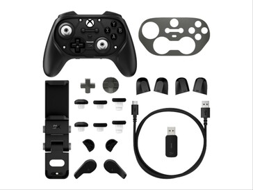 Accesorios intercambiables para el controlador.