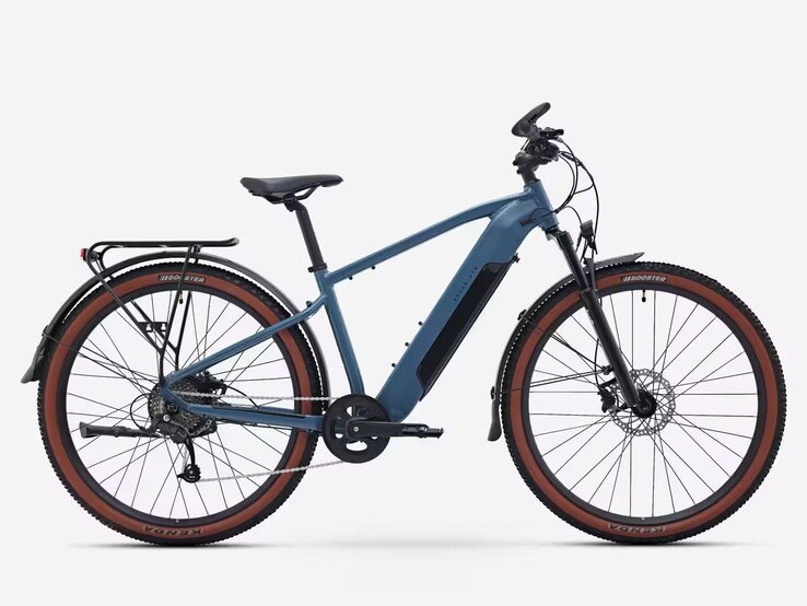 Una imagen de la nueva bicicleta eléctrica todo terreno Decathlon Rockrider E-EXPL 100 LTD.