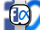 El smartwatch de Facebook podría acabar teniendo una muesca en la pantalla para una cámara frontal. (Fuente de la imagen: Bloomberg/Facebook/Meta - editado)