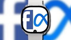 El smartwatch de Facebook podría acabar teniendo una muesca en la pantalla para una cámara frontal. (Fuente de la imagen: Bloomberg/Facebook/Meta - editado)