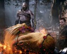 Una captura de pantalla de la secuencia introductoria de Laufey en «God of War»