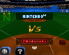Una captura de pantalla que muestra el equipo secreto de Ken Griffey Jr's Winning Run en Nintendo 64