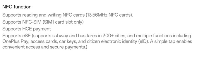 El Turbo 6X es compatible con NFC.