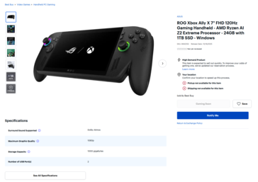 No pudimos ver los precios listados en Best Buy...