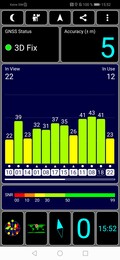 Prueba de GPS al aire libre