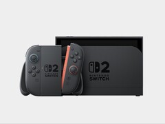 Nintendo Switch 2 acoplada con el accesorio para el mando Joy-Con 2. (Fuente de la imagen: Nintendo)