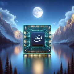 Se dice que las CPU Intel Lunar Lake incorporan una NPU de cuarta generación. (Fuente: Generado con IA)