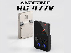El Anbernic RG477V en sus dos colores de lanzamiento. (Fuente de la imagen: Anbernic - editado)