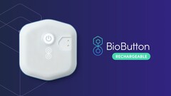 El BioButton Recargable es un wearable que puede monitorizar más de 20 signos vitales. (Fuente de la imagen: BioIntelliSense)