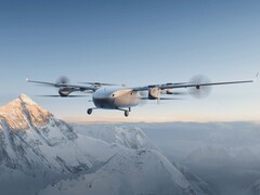 El DJI EV50 durante las pruebas a gran altitud en el Monte Everest