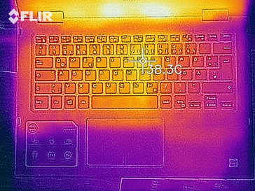 Imagen térmica en reposo - carcasa superior